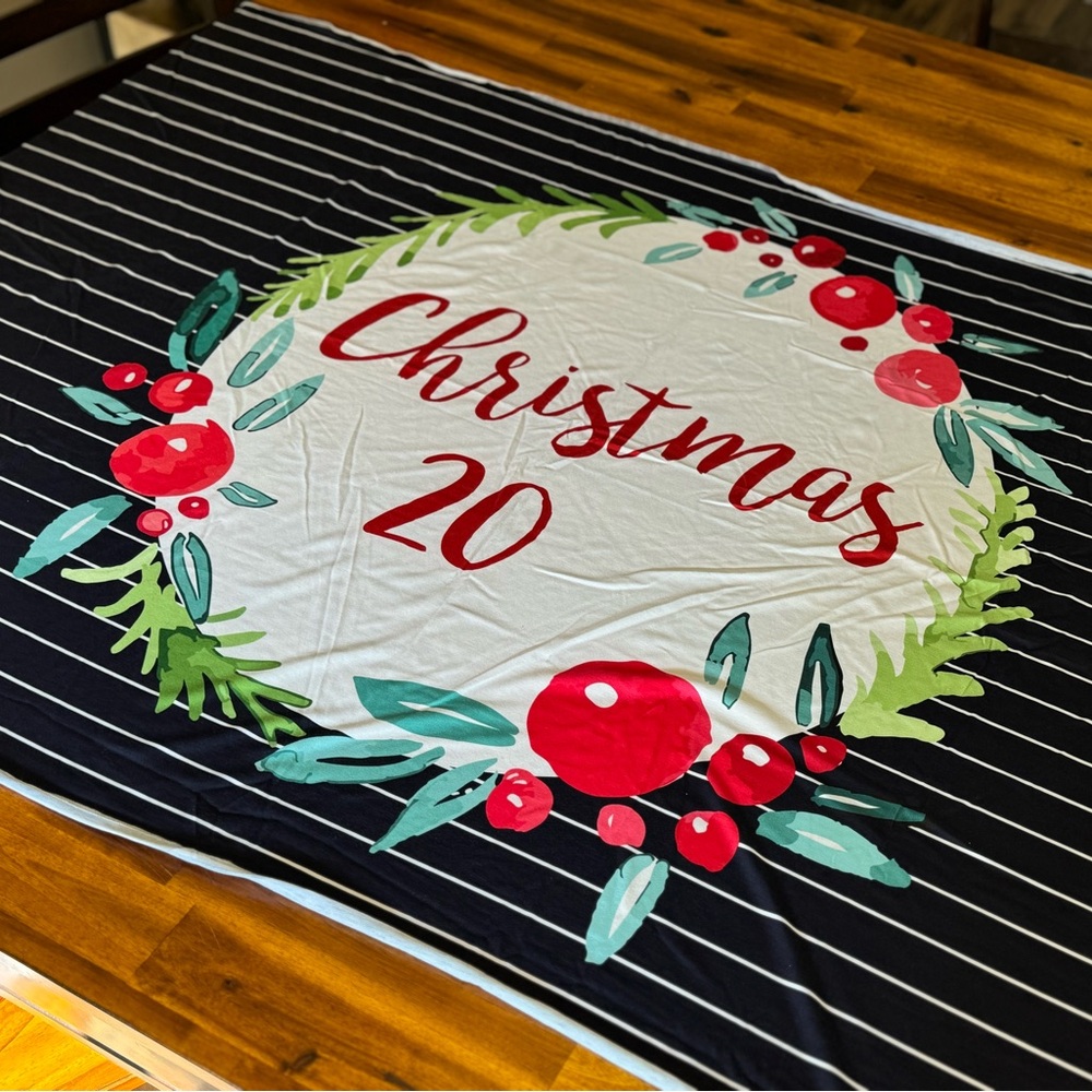 Baby Advent Christmas Blanket